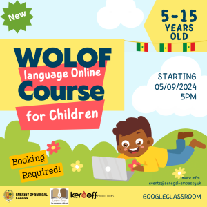 Learn Wolof online flyer (Instagram)