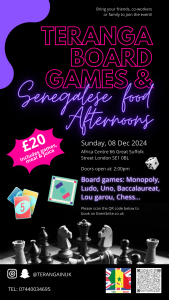 Teranga games afternoons story